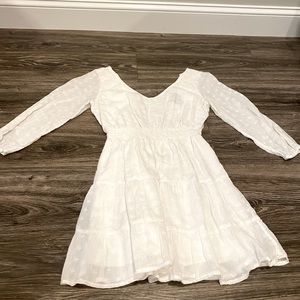 NWT Hollister White Flowy Dress